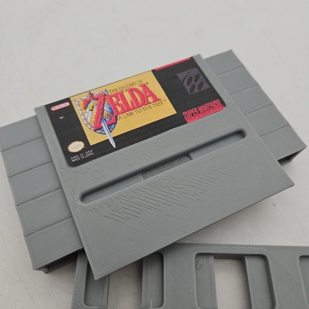 3D Printed Zelda SNES Cartridge Nintendo Switch Game Holder‎